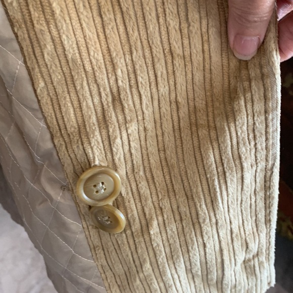 Talbots Tan Double‎ Breasted Coat. Size 8 P - Picture 11 of 14